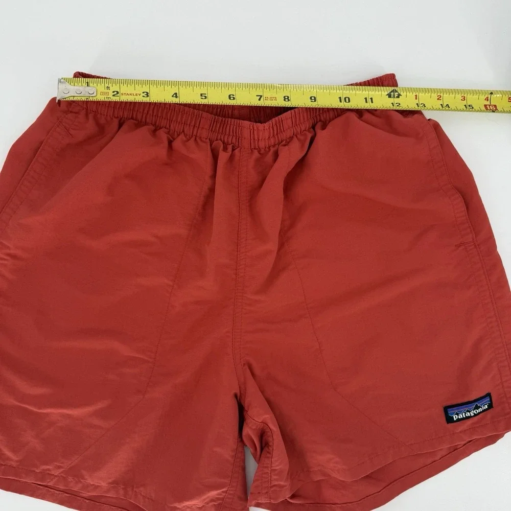 Patagonia Men's Shells Swim Trunks Size Small Orange Liner Removed